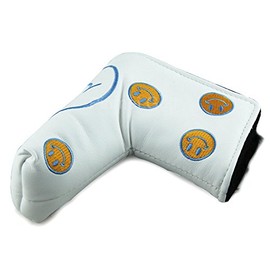Guiote Smiley Faces Blade Putter Cover White