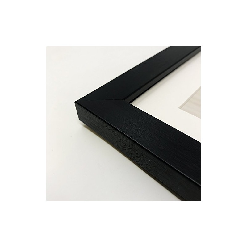 pf+a REAL GLASS Black Frame For 20x20cm Photo - Oxford