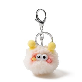 Wigo Mini Monster, Plush Toy, Keychain, Accessory, Strap, Cute, Gift, Present for Women, white
