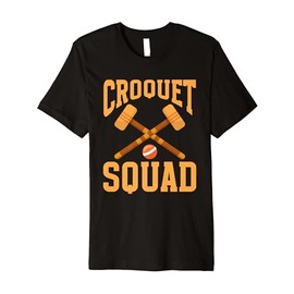 Mallet Croquet Player Sport Croquet Squad Premium T-Shirt