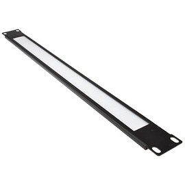 kenable Brush Plate/Panel Cable Management 1U for 19 inch Data Cabinet in White