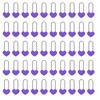 VeYocilk 50 PCS Love Lock Heart Padlock, Purple Single Heart