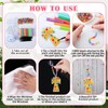 Sonwyoung 30 Sets Cartoon Cross Suncatchers Craft Kits, Christian DIY