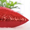 sourcing map 2 Pcs Sequin Throw Pillow Covers, Shiny Sparkling