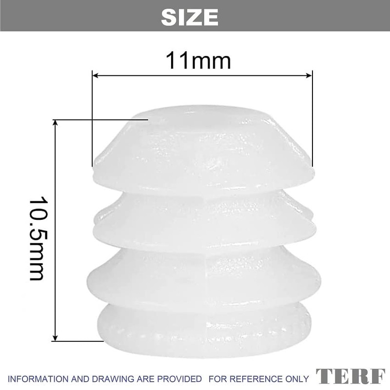 TERF® M6 X 10.5mm Wood Insert Nut Flat Pack Furniture