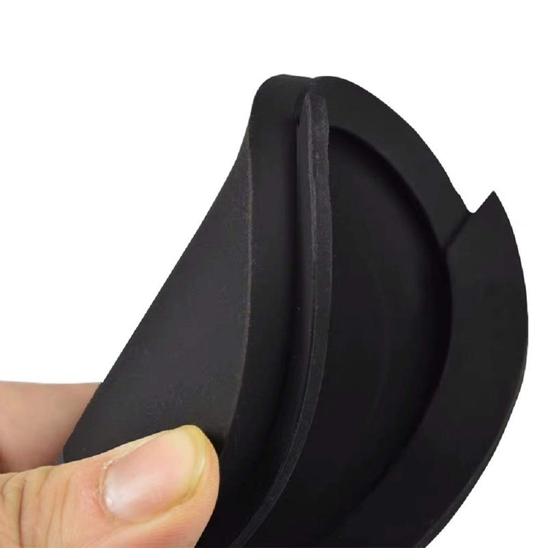 Acoustic Guitar Soundhole Cover 86mm Rubber Black