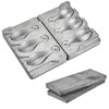 MOPHOEXII Bank Sinker Lead Mold with 2.1LB Lead Sheet, Fishing