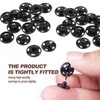Press Studs Snap Fasteners, 20 Sets Sew on Snap Buttons