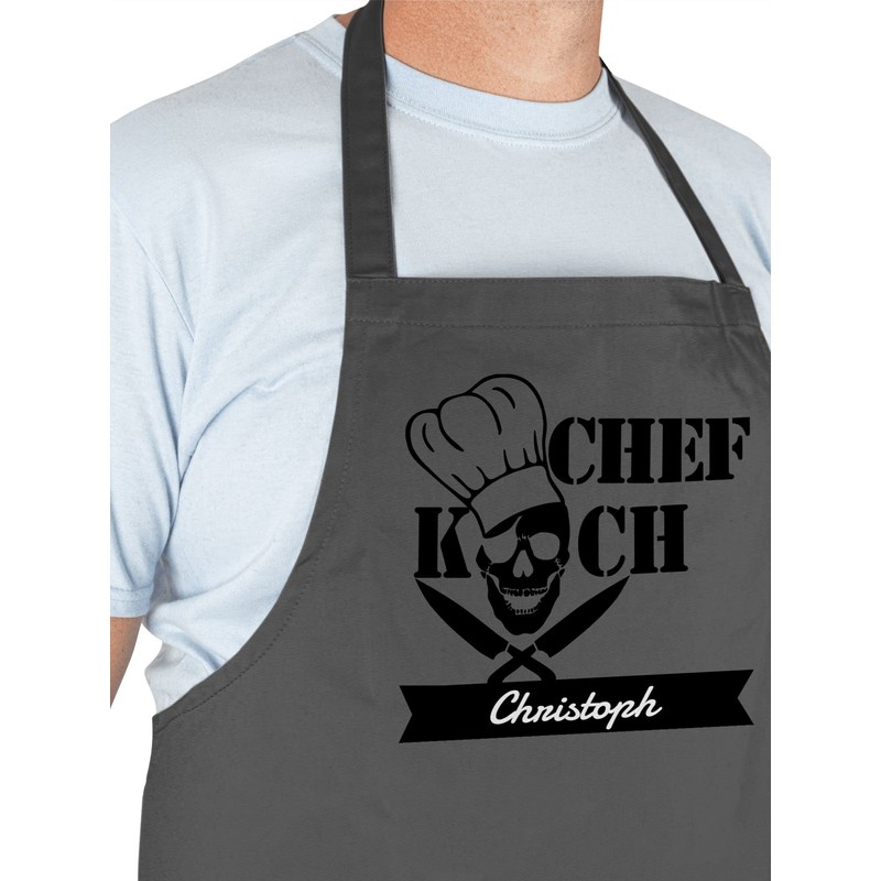 Geschenk mit Namen personalisiert by Shirtracer - Apron - Cooking