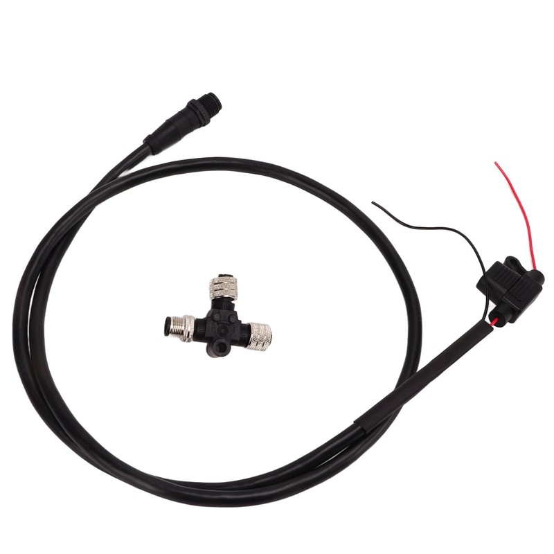 Backbone Cable with Tee Connector 3A Fuse 5Pin M12 Thread