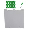 akindou Time Card Holder Card Rack for 20 People, Conveniently