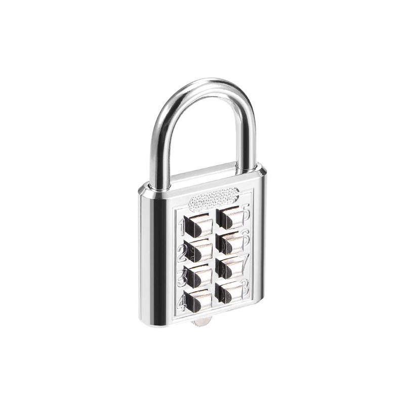 uxcell 8-Digit Combination Padlock Push Button Lock for Locker Cabinet