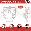 KUNN Tape Measure Holder for Belt Universal Clip Fits Wide