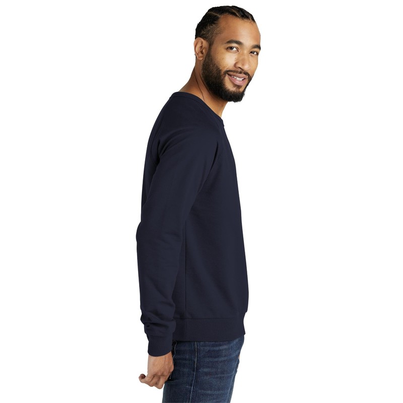 Allmade Unisex Organic French Terry Crewneck Sweatshirt, Night Sky Navy,