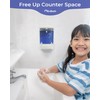 Wall Mount Soap Dispenser for Bathroom (2-Pack White), Commercial Hand