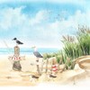 20 Napkins Seagulls Scouting the Beach | Sea | Lake