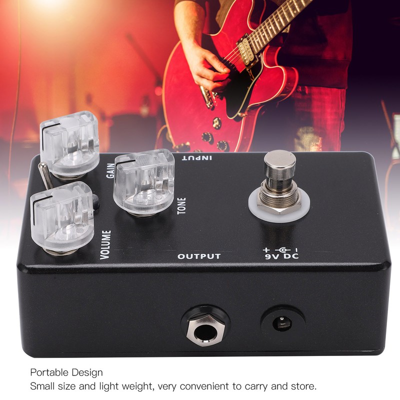 Guitar Effect Pedal Super Rat True Bypass Distortion Portable Adjustable