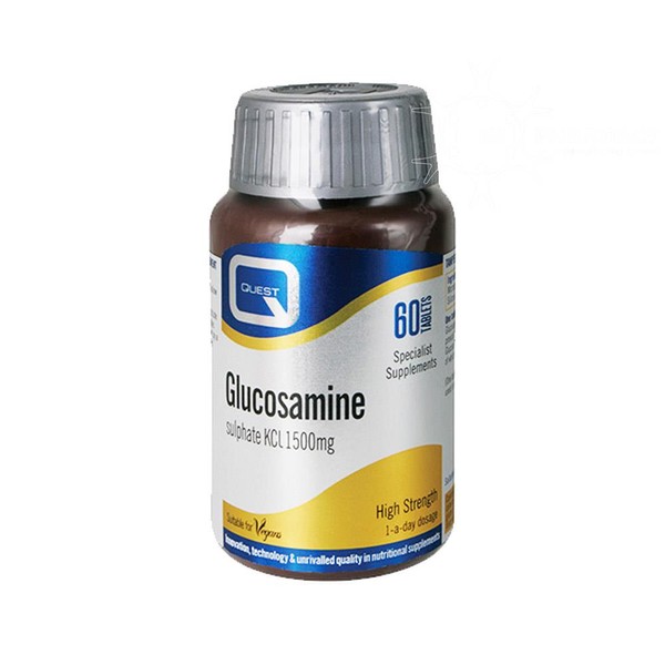 Quest Vegan Glucosamine Sulphate KCL 1500mg 60 Pack