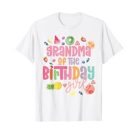 Grandma Twotii Frutti 2-Year-Old Fruit Tropical Birthday T-Shirt