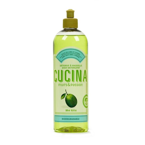 Cucina Dish Soap by Fruits & Passion - Lime Zest and Cypress - 500ml