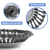 NeJesZoe 8 Inch Steel Wire Weed Wheel Brush Cutter Trimmer