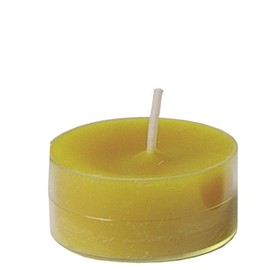 Spaas 12 Maxi Scented Tealights in Transparent Clear Cup, ± 8 Hours, Southern Citrus