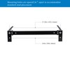 RackPath 6U Vertical Wall Mount Rack - Heavy Duty 125lbs