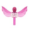 Kids Bluetooth Microphone Wireless LED Lights Wings Decoration USB Rechargeable