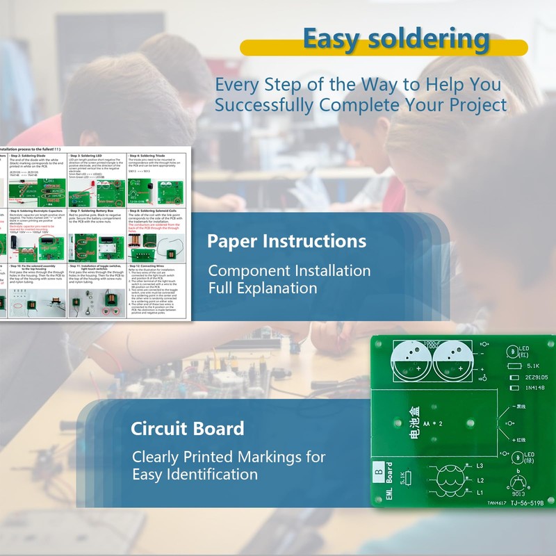 Soldering Practice Kits Electromagnetic emitter DIY Soldering Project Electronic Kits