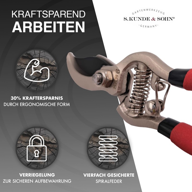S.Kunde & Sohn SKS 6 Tradition Tree and Rose Shears,