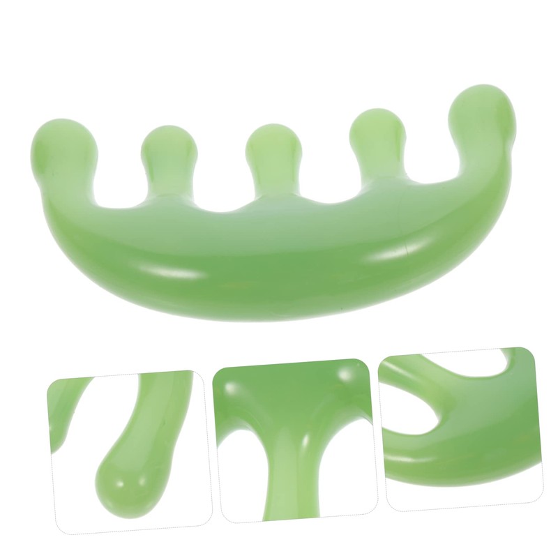 OHPHCALL Wide Tooth Massage Comb Scalp Brush Acupoint Hair Comb