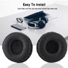 70mm Universal Replacement Ear Pads for Most Headphone, Protein Leather