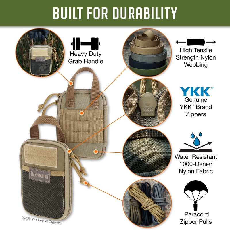 Maxpedition Mini Pocket Organizer (Khaki)
