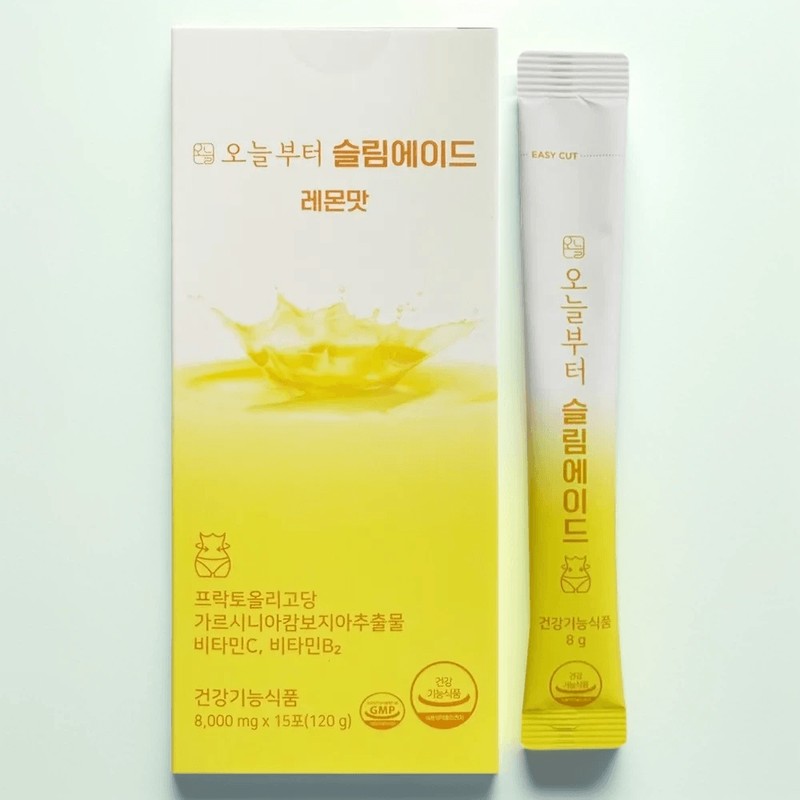 From today Starting today, Slimade Lemon Flavor 8000mg x 15