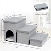 Dog Stairs for Small Dogs, Foldable Dog Steps for Couch