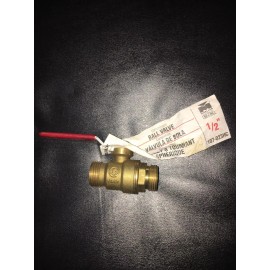 Mueller B&K 1/2" Ball Valve 150 WSP 600 WOG Model 107-023HC