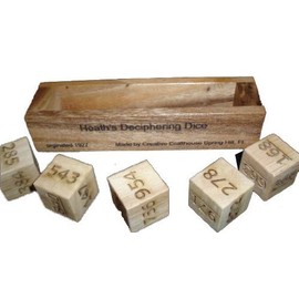 Creative Crafthouse Heath's Deciphering Dice Di-Ciphering Trick - Magic Dice for Amazing Number Predictions