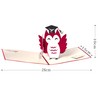MKISHINE 3D Graduation Greeting Cards Owl with Hat Graduation for
