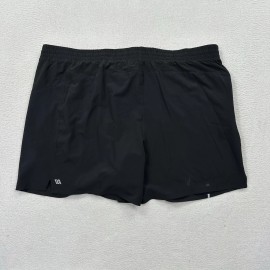 VRST Men's Accelerate 5" Shorts Size 2XL Black Stretch Mesh Liner