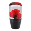 Motoforti Universal Rose Flower Car Gear Shift Knob, Manual Automatic