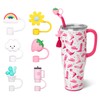 6PCS Straw Toppers Covers for Swig Life 40 oz &