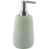 Gedy Soap Dispenser, Ceramic, Green, 8 X 8 X 18