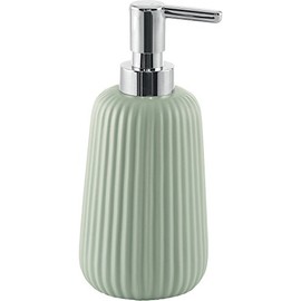 Gedy Soap Dispenser, Ceramic, Green, 8 X 8 X 18