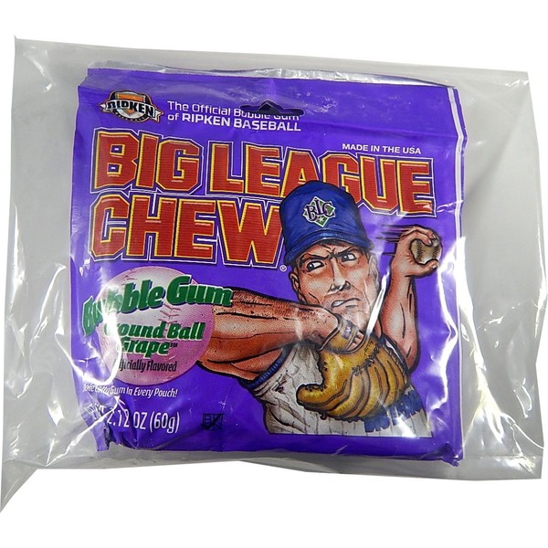 Big League Chew 2.12 OZ - 3 Pack (Ground Ball Grape)