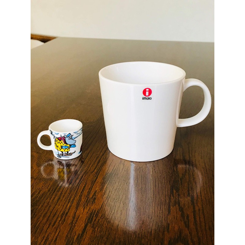 Iittala Arabia Moomin Snowhorse Minimugs x 4 Winter Christmas Tree