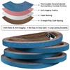 Shineboc Sanding Belt 13x457 mm, 40PCS Belt Sander Sanding Belts