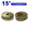 uxcell 1200 Count Siding Nails 2" x 0.083" 15-Degree Ring