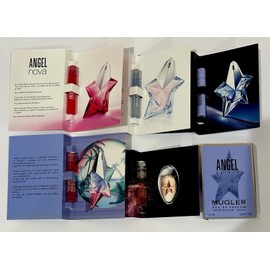 Mugler Angel Perfume Collection 6pc Sample Vial Spray Set