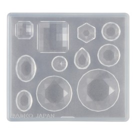Padico Soft Mold 403049 Resin Mold, Diamond Shapes