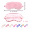 SYEYCW Set of 7 Sleeping Masks Set, Plush Children's Sleep